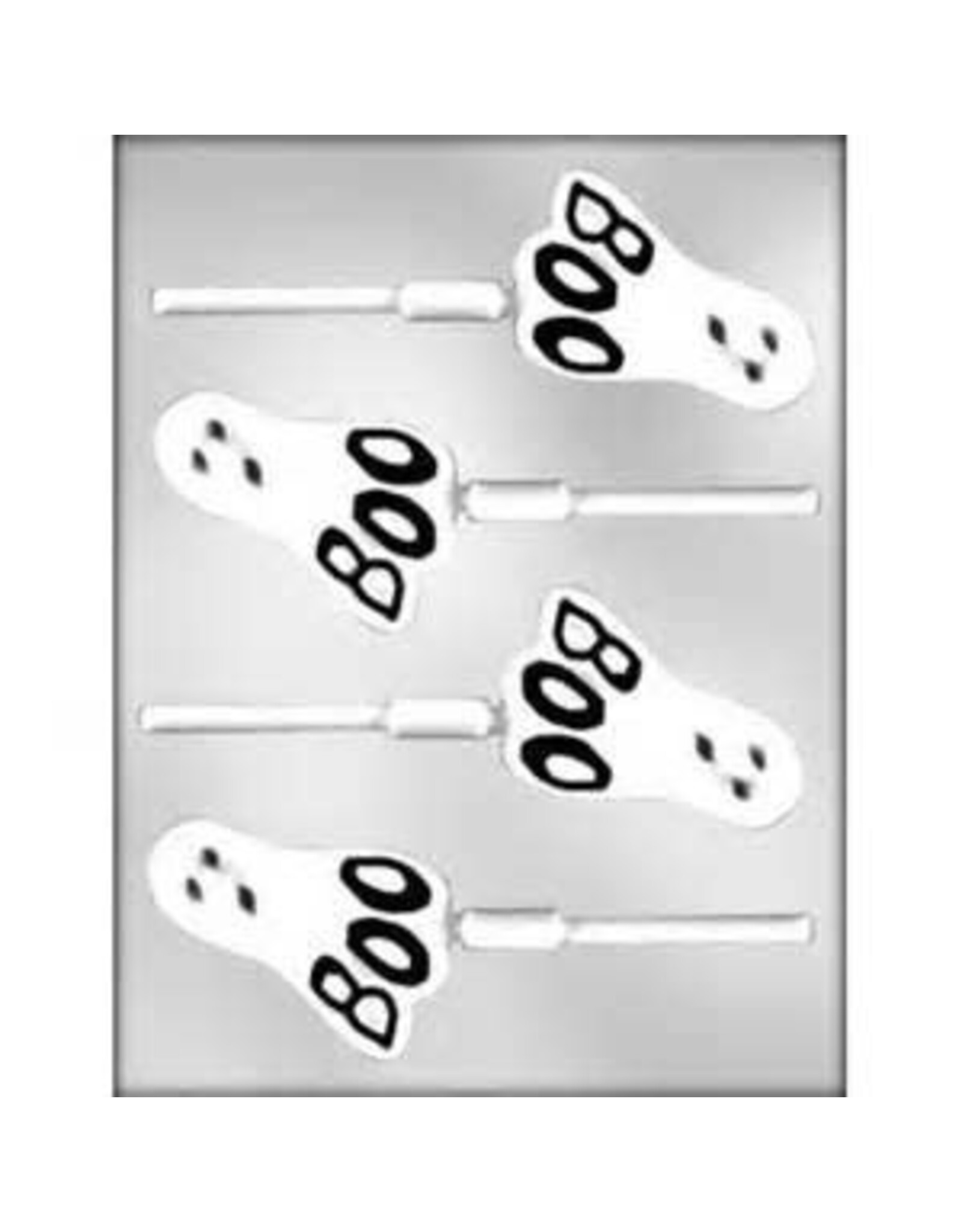 Ghost Boo Chocolate Sucker Mold