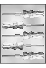 3-3/8" Sitting Bunny Sucker Chocolate Mold