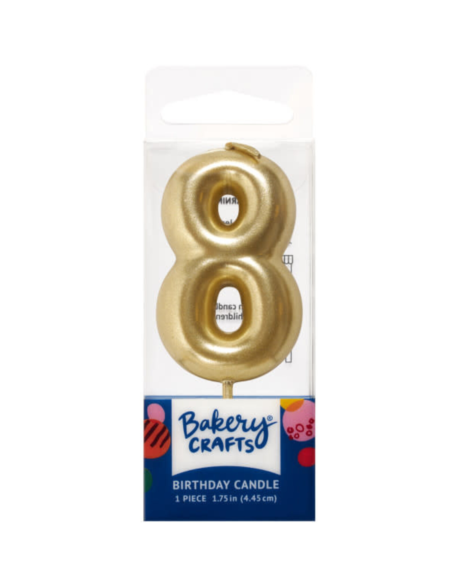 Mini Gold "8" Candle