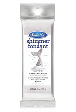 Satin Ice Silver Shimmer Fondant (4.4oz)
