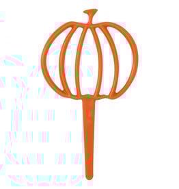 Cutout Pumpkins Cupcake Picks (12ct)