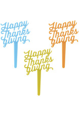 Happy Thanksgiving Cupcake Picks (12/pkg)
