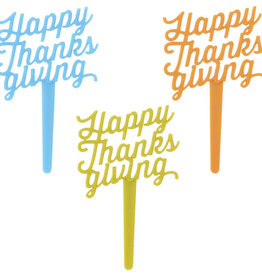 Happy Thanksgiving Cupcake Picks (12/pkg)