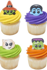 Halloween Characters Cupcake Rings (12/pkg)
