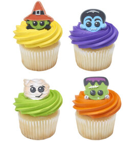 Halloween Characters Cupcake Rings (12/pkg)