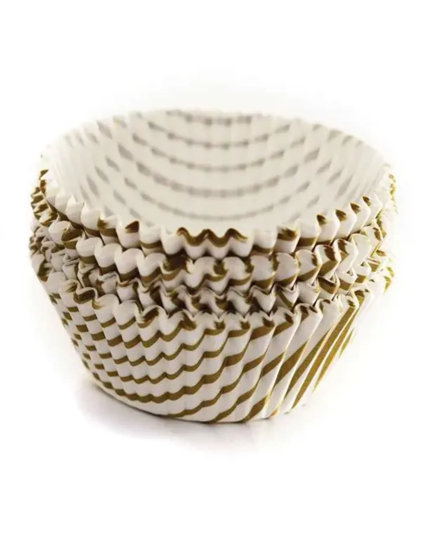 Gold Swirl Baking Cups - Standard (75ct)