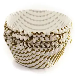 Gold Swirl Baking Cups - Standard (75ct)