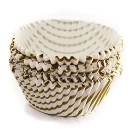 Gold Swirl Baking Cups - Standard (75ct)