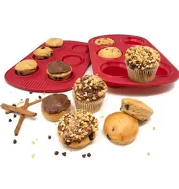 Silicone Collapsible Cupcake Pans, Set of 2