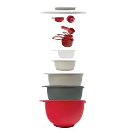 Nested Mixing Bowl Set with Measuring Cups (12pc)
