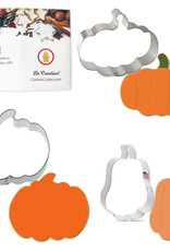 off the beaten path Pumpkin Cookie Cutter Set, 3 pc