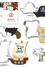 off the beaten path Pirate Cookie Cutter Set, 5pc.