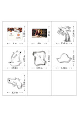 off the beaten path Pirate Cookie Cutter Set, 5pc.