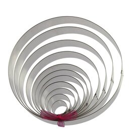 off the beaten path Circle/Round Cookie Cutter Set, 11pc