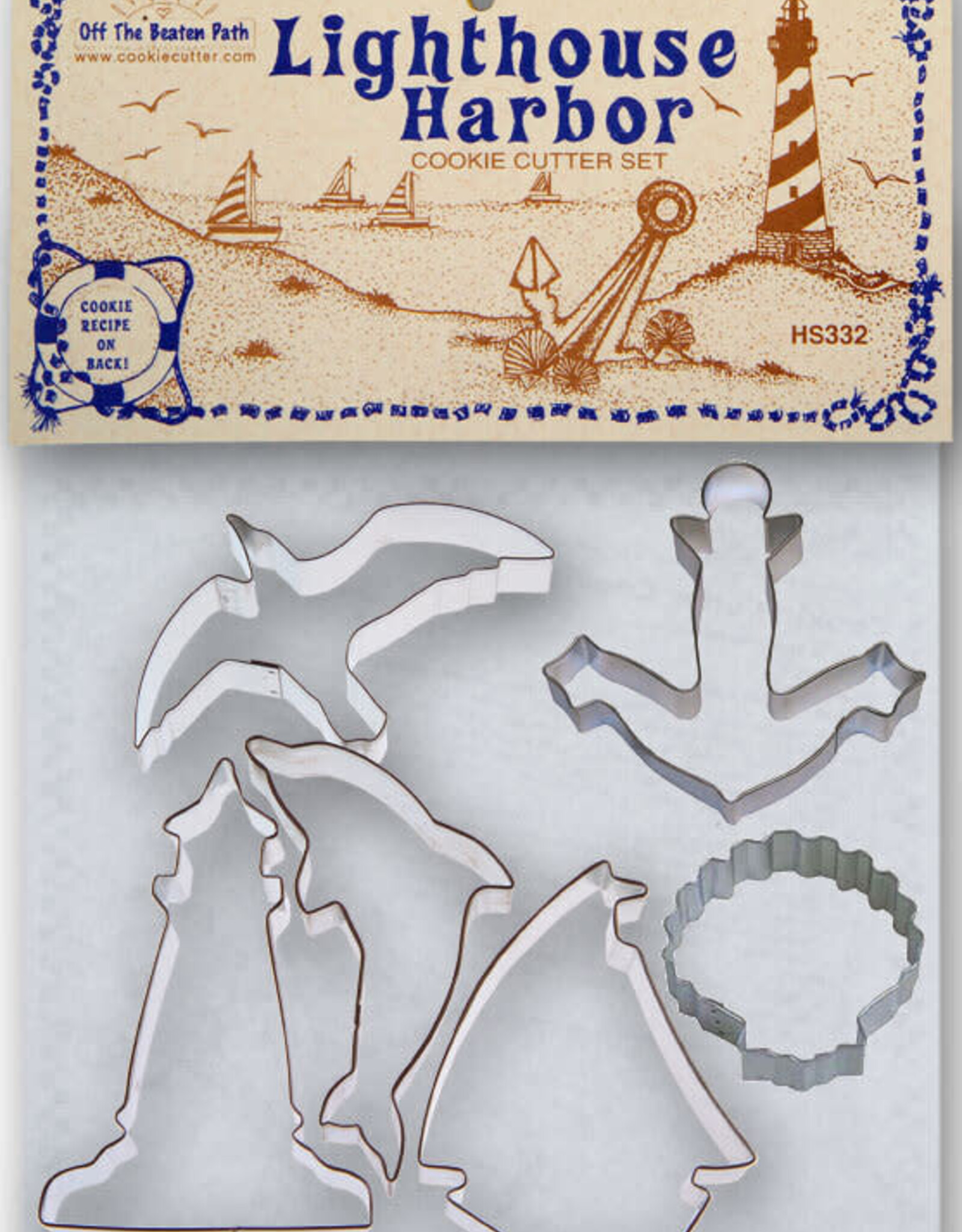 off the beaten path Lighthouse Harbor Cookie Cutter Set, 6pc
