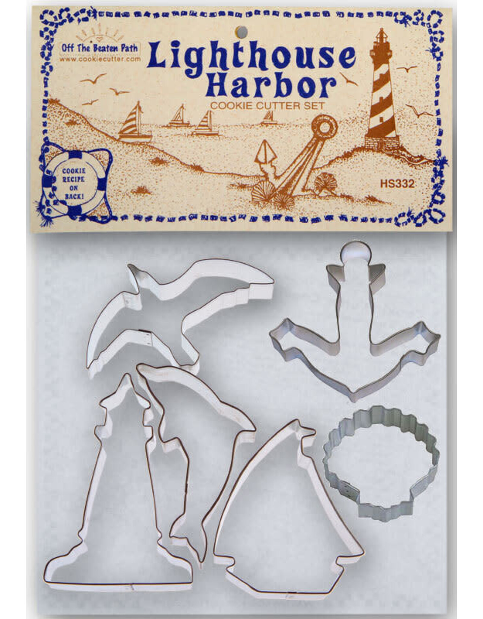 off the beaten path Lighthouse Harbor Cookie Cutter Set, 6pc