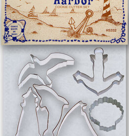 off the beaten path Lighthouse Harbor Cookie Cutter Set, 6pc