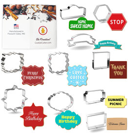 off the beaten path Frames & Plaques Cookie Cutter Set, 10pc