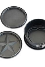 7" Springform Pan with Embossed Discs (4pc)