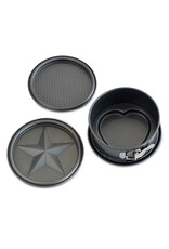 7" Springform Pan with Embossed Discs (4pc)