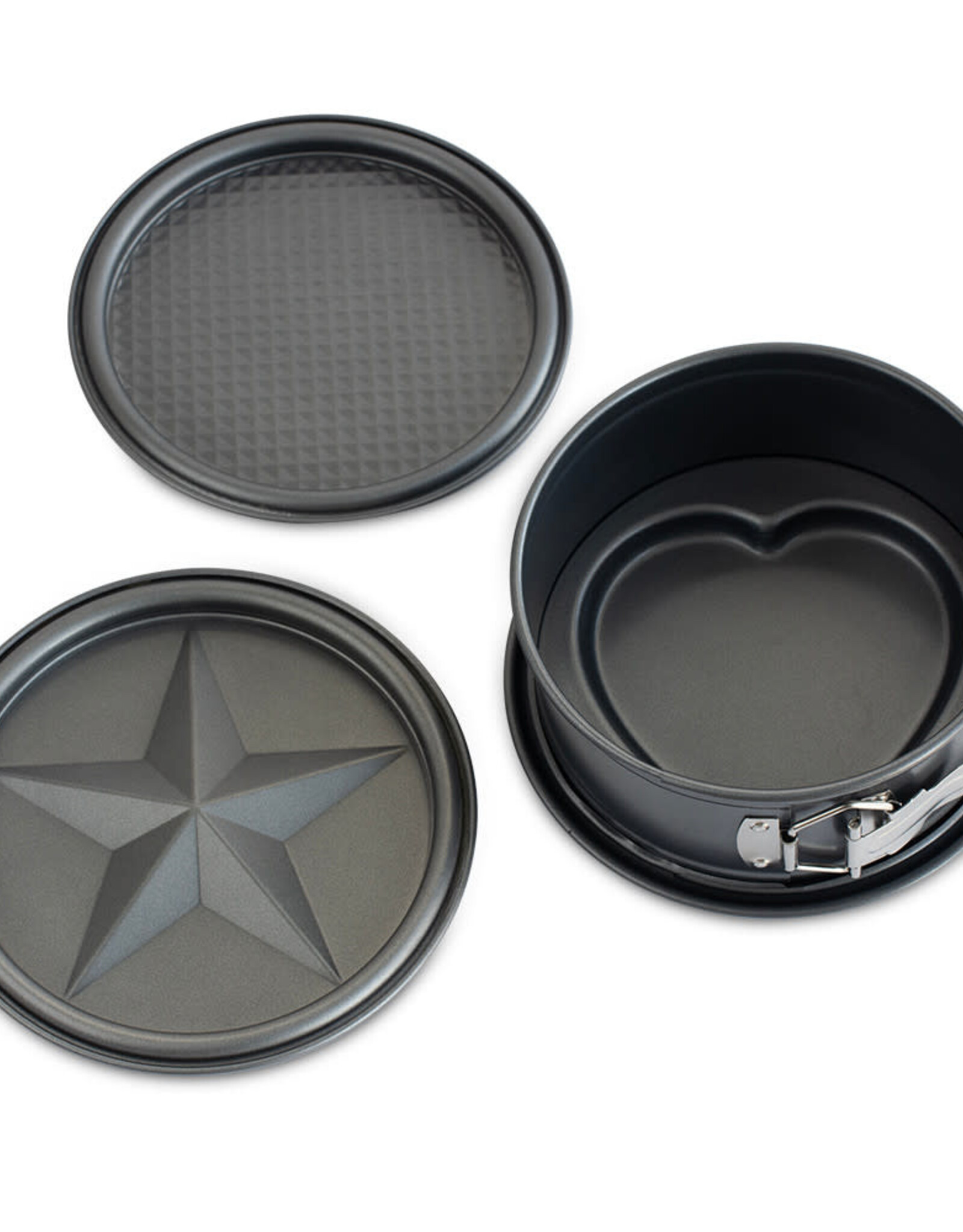 7" Springform Pan with Embossed Discs (4pc)