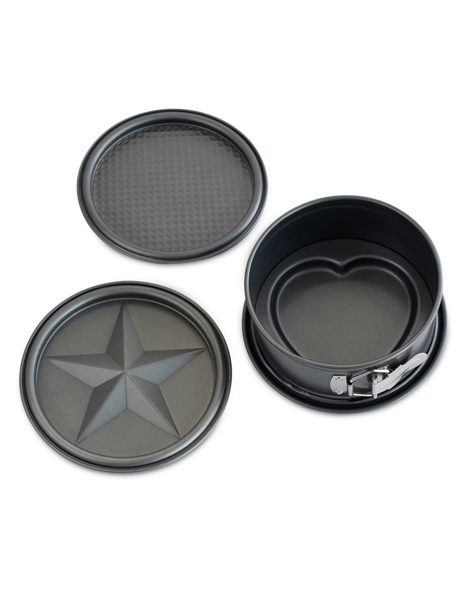 7" Springform Pan with Embossed Discs (4pc)