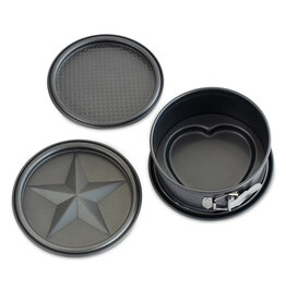 7" Springform Pan with Embossed Discs (4pc)
