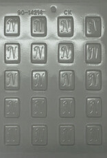 1-1/4" Initial "N" Mint Chocolate Mold