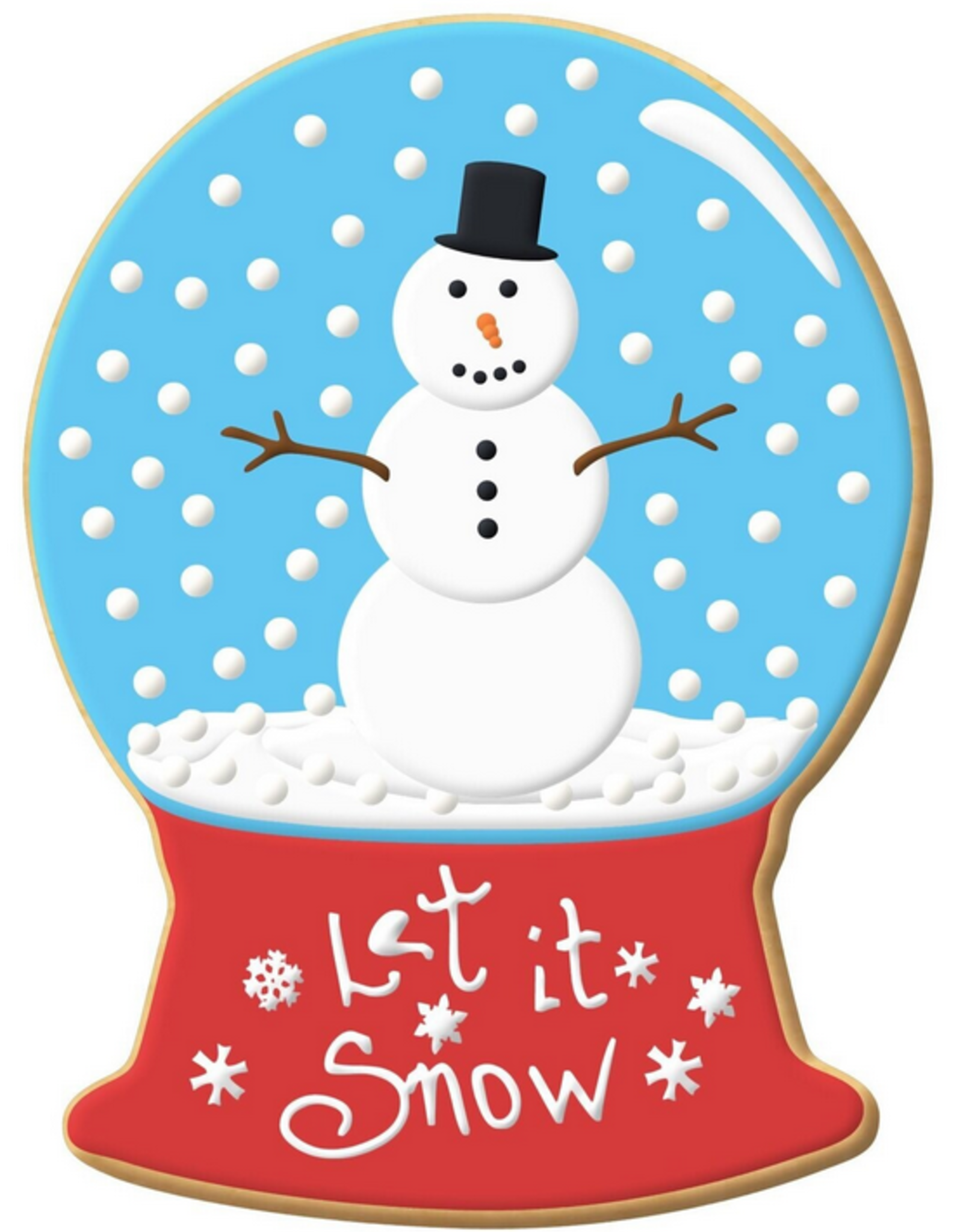 Snowglobe/Gumball Machine Cookie Cutter (4.75")