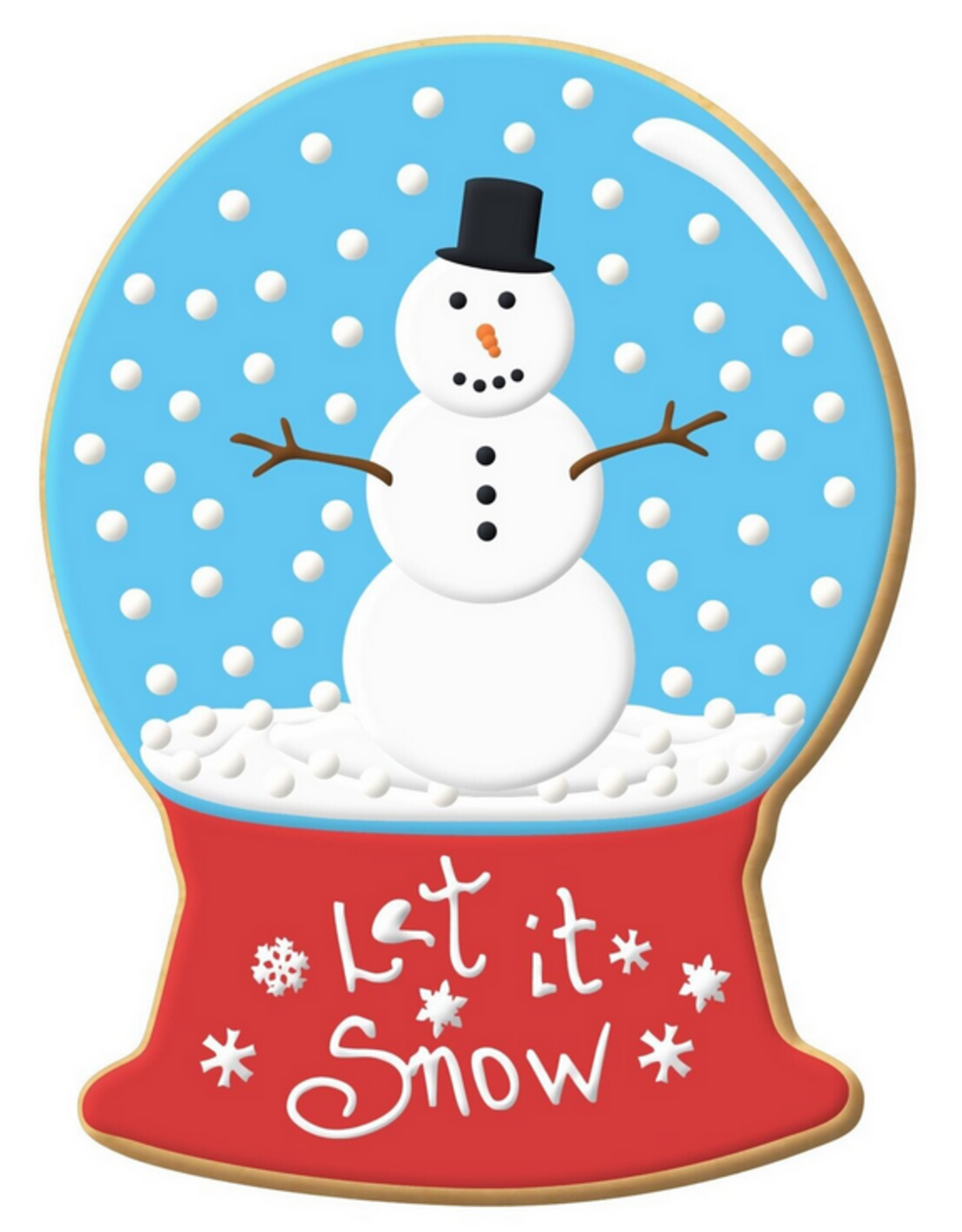 Snowglobe/Gumball Machine Cookie Cutter (4.75")
