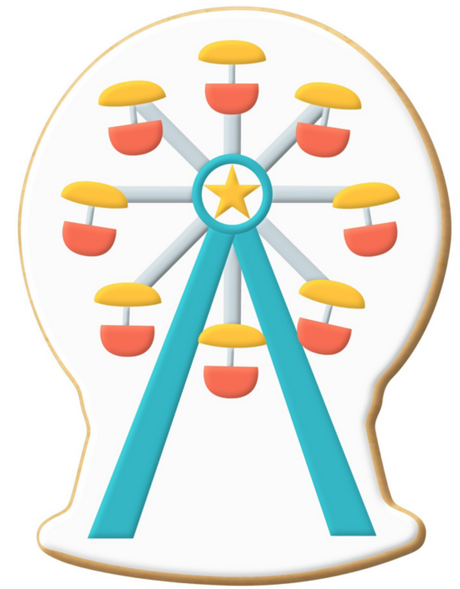 Snowglobe/Gumball Machine Cookie Cutter (4.75")