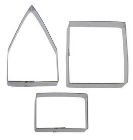 Gingerbread House Cookie Cutter Set (3pc)