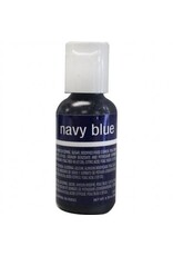 Navy Blue Chefmaster Liqua-gel 3/4 oz.