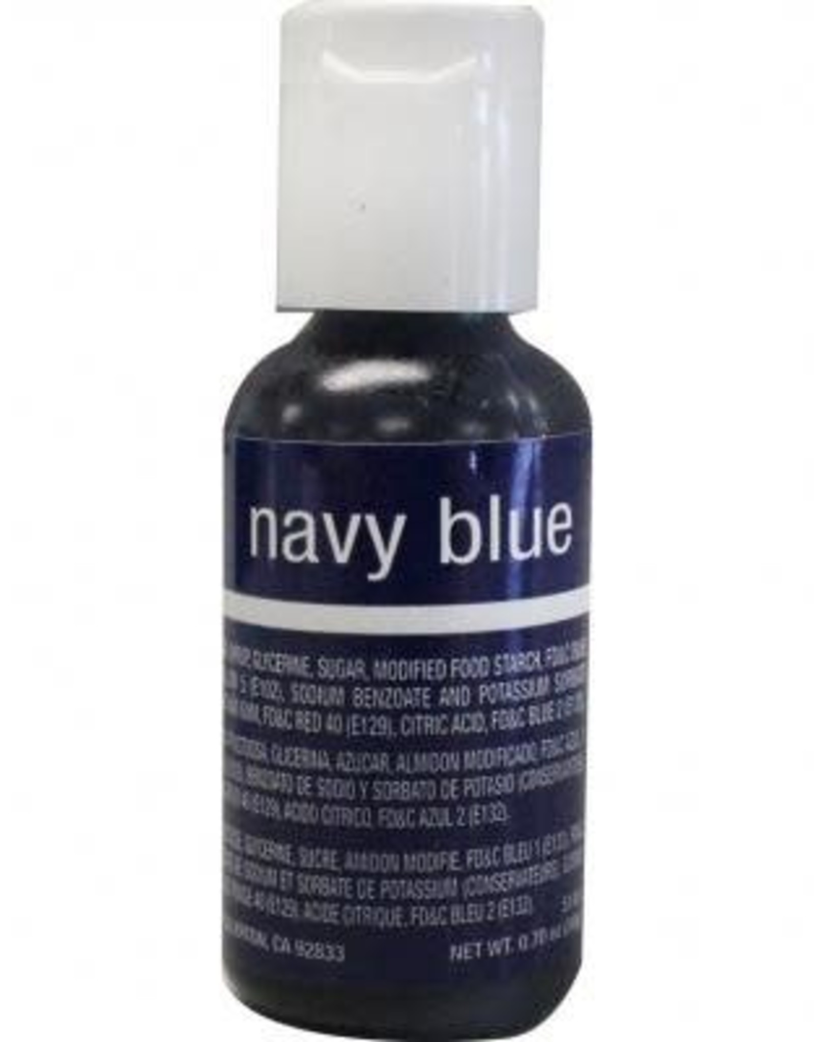 Navy Blue Chefmaster Liqua-gel 3/4 oz.