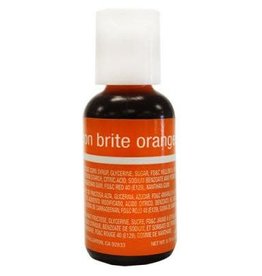 Neon Brite Orange Chefmaster Liqua-Gel 3/4 oz.