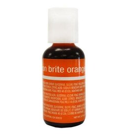 Neon Brite Orange Chefmaster Liqua-Gel 3/4 oz.
