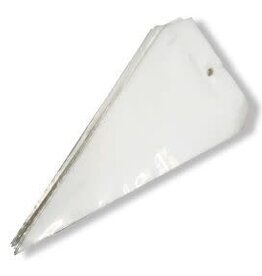 12" 3 Mil Clear Disposable Bags ~ 25 count