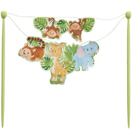 Baby Animals Banner Cake Topper
