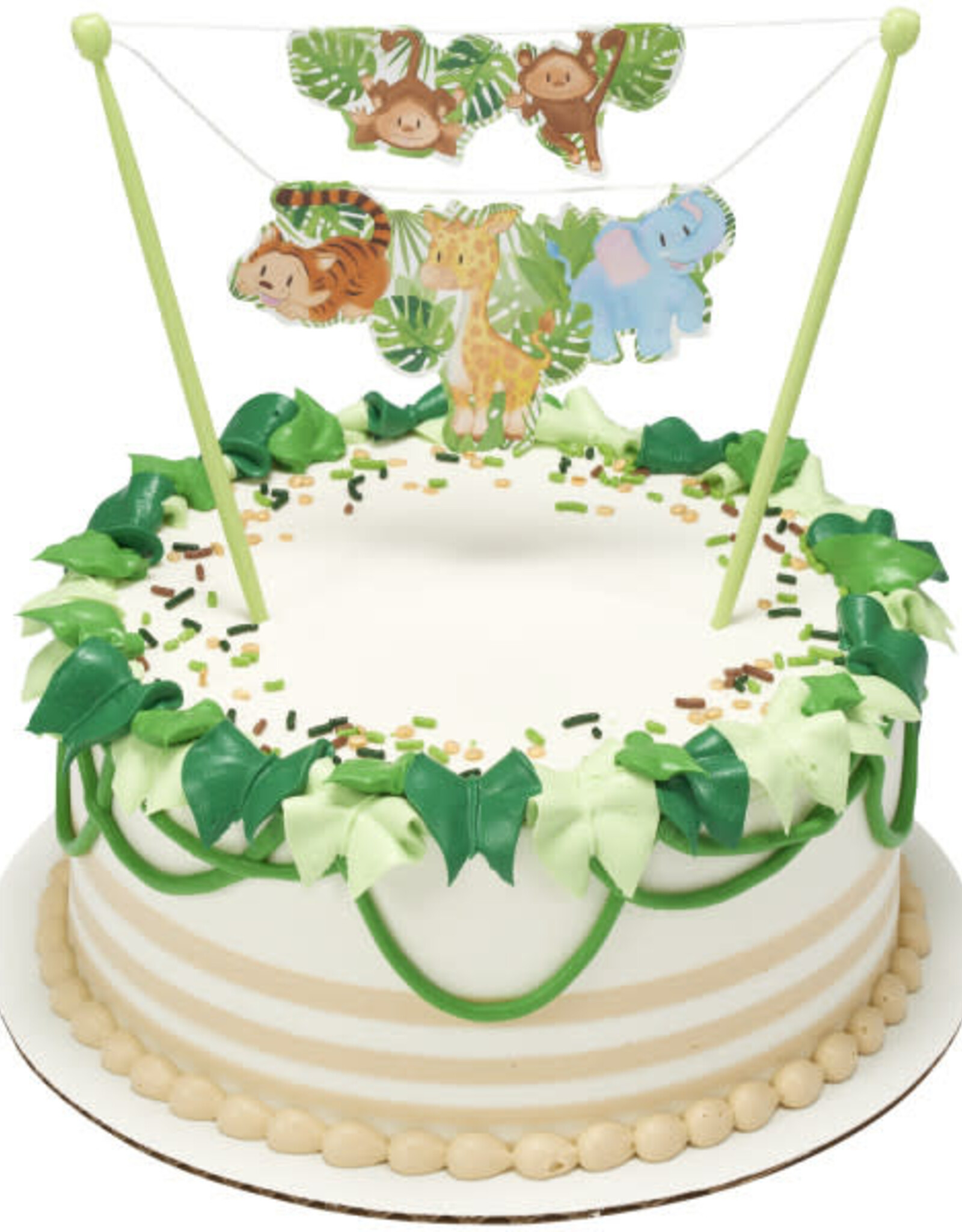 Baby Animals Banner Cake Topper