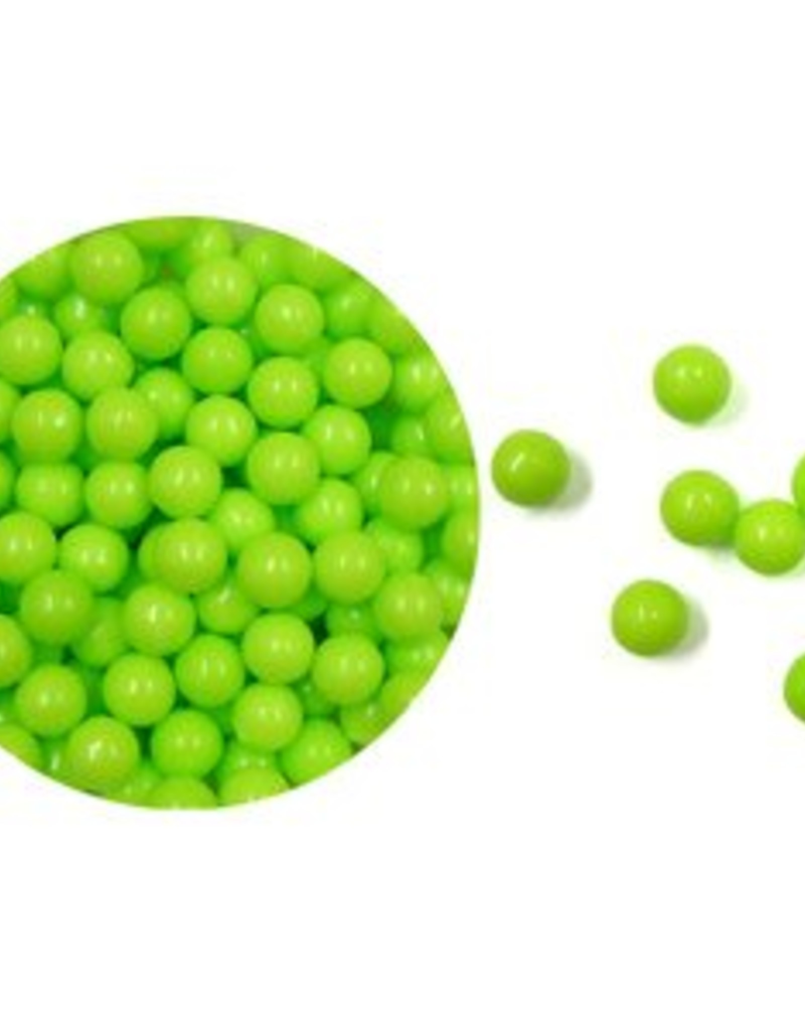 Green (Pearl Lime) Candy Beads 7mm
