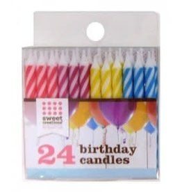 Birthday Candles (Diagonal Stripe)