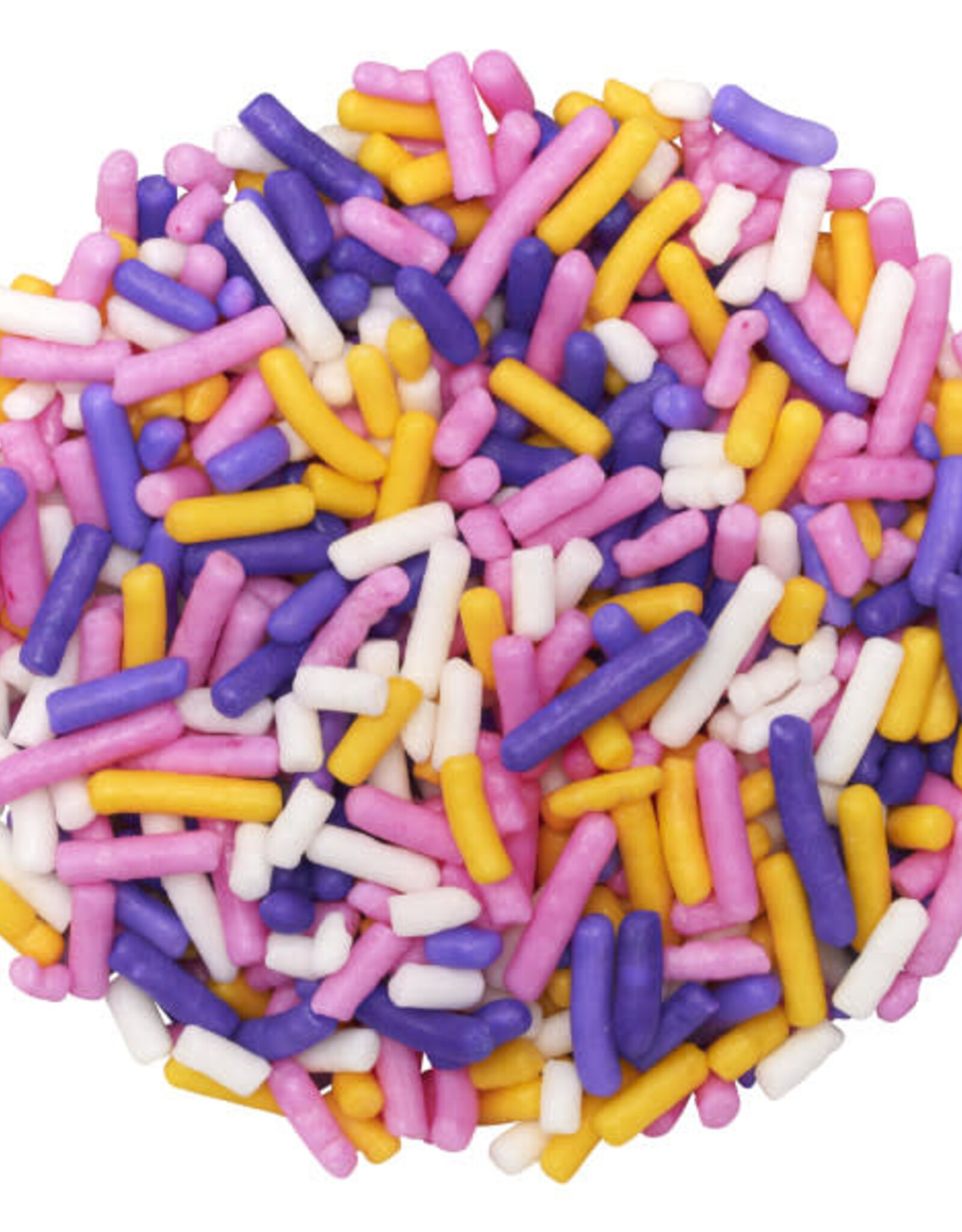 Spring Mix Jimmies (Pink, Yellow, White, Purple)