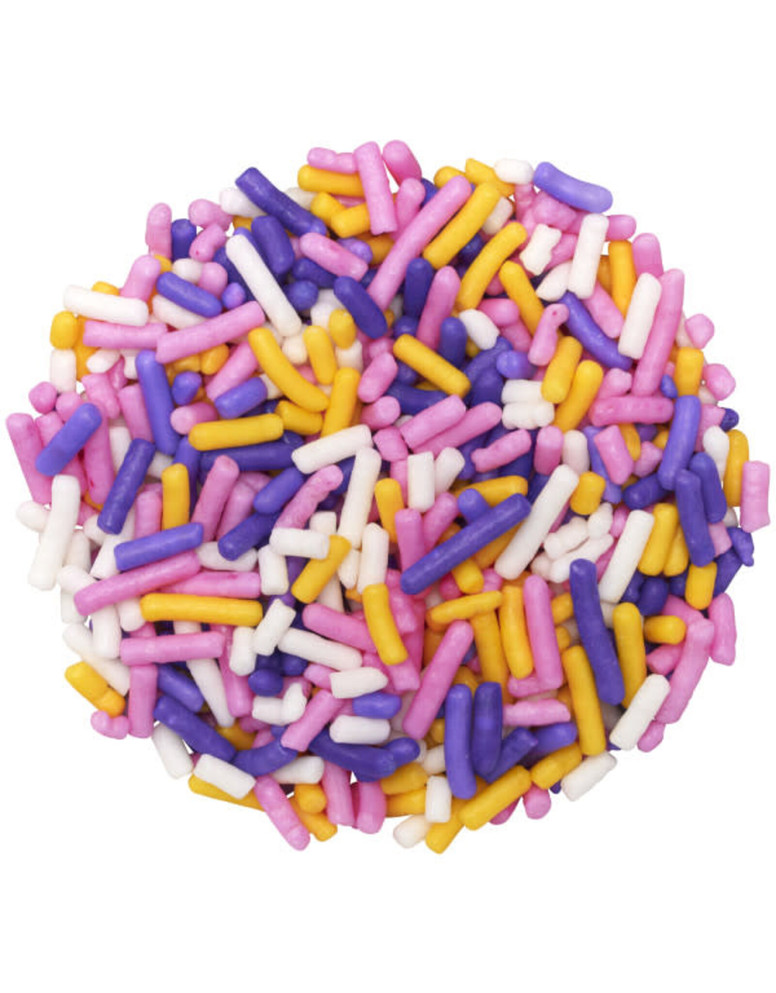 Spring Mix Jimmies (Pink, Yellow, White, Purple)