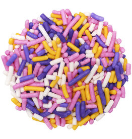 Spring Mix Jimmies (Pink, Yellow, White, Purple)