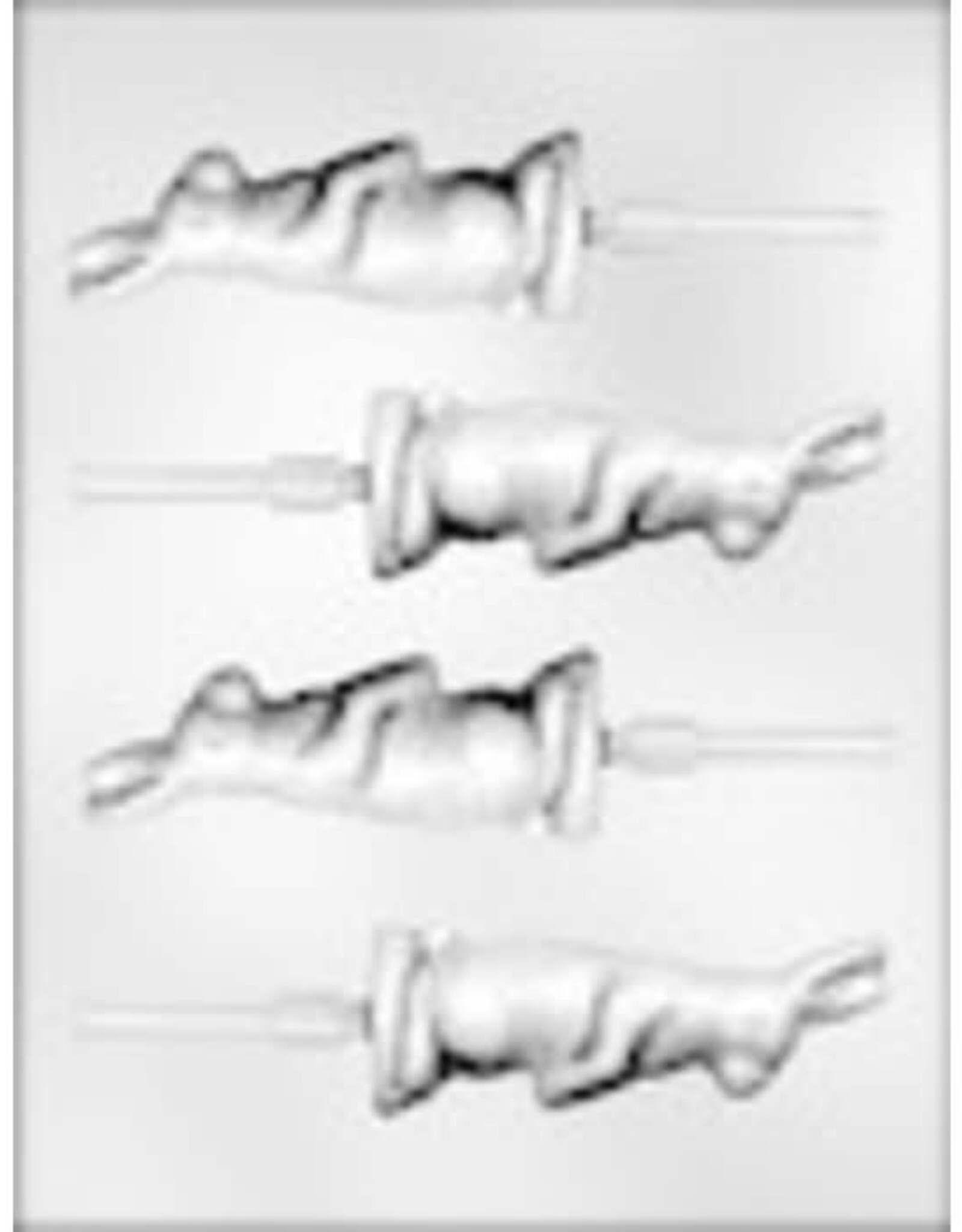 4-1/8" Bunny Sucker Chocolate Mold