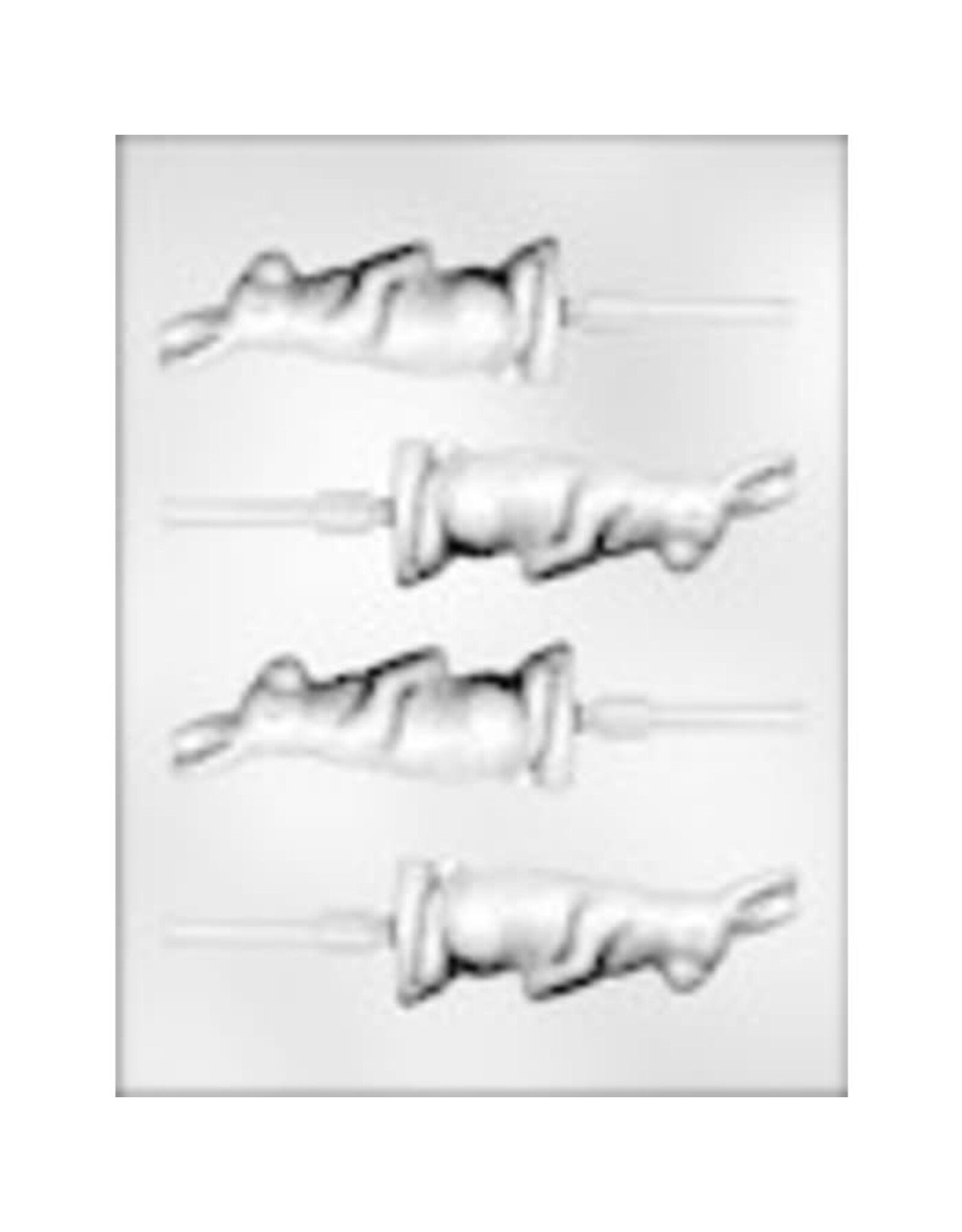 4-1/8" Bunny Sucker Chocolate Mold