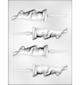 4-1/8" Bunny Sucker Chocolate Mold