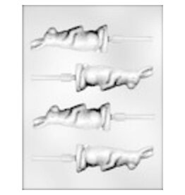 4-1/8" Bunny Sucker Chocolate Mold