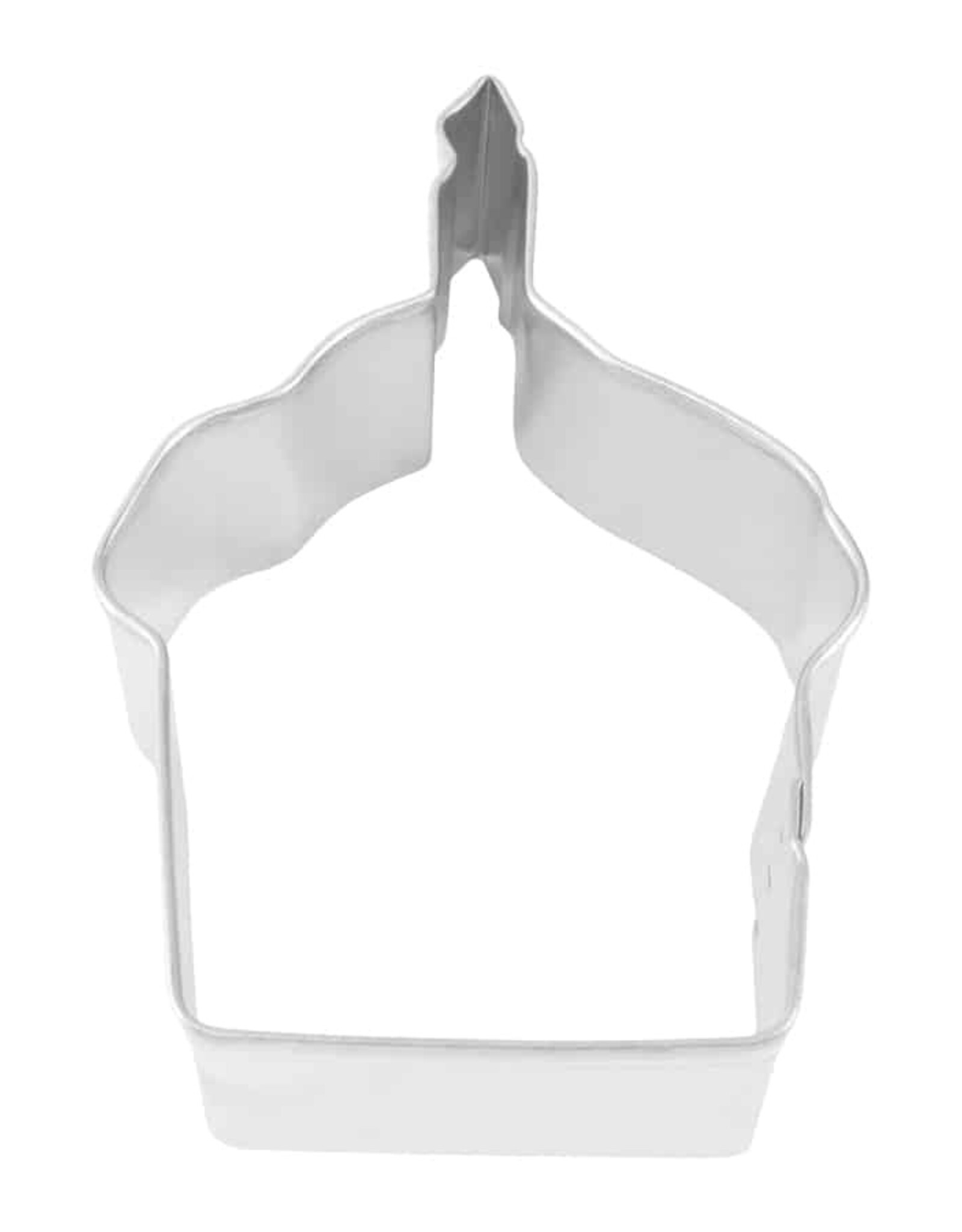 Cupcake with Candle Cookie Cutter(3.5")