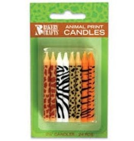 Animal Print Candles